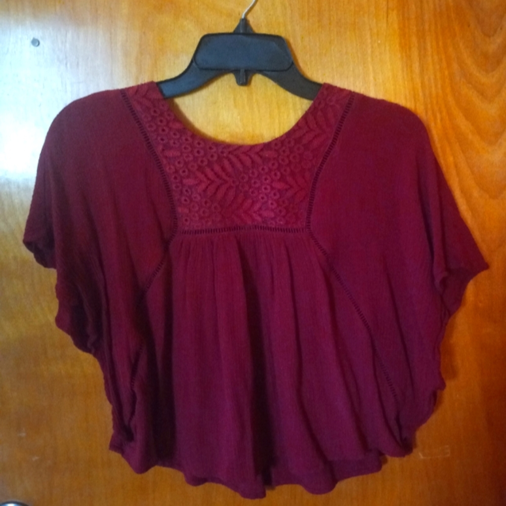 Flowy Red Blouse
